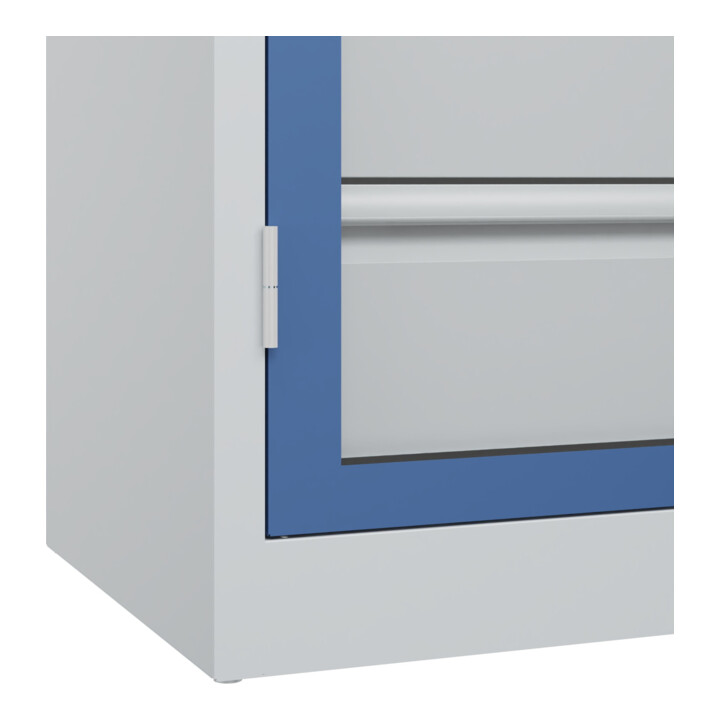 C+P Armoire à charges lourdes Acurado Pro 1950 x 1200 x 500 mm 7035/5023