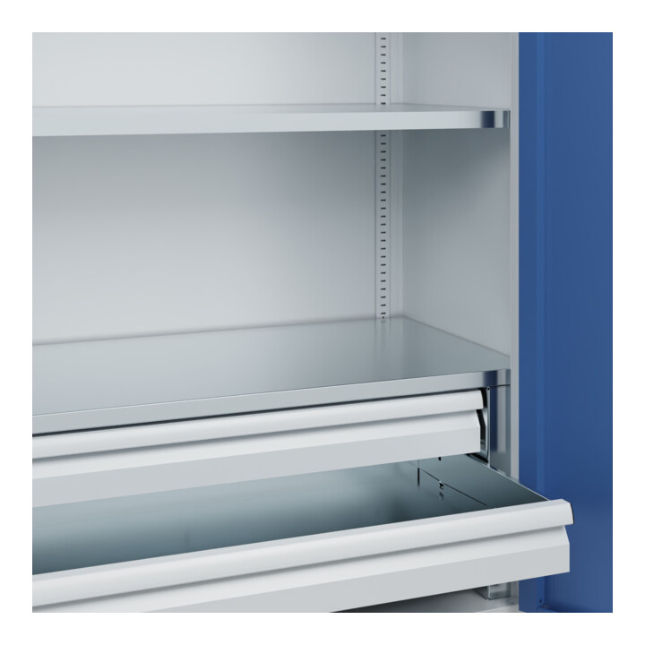 C+P Armoire à charges lourdes Acurado Pro 1950 x 1200 x 500 mm 7035/5023