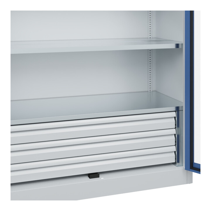 C+P Armoire à charges lourdes Acurado Pro 1950 x 1200 x 500 mm 7035/5023