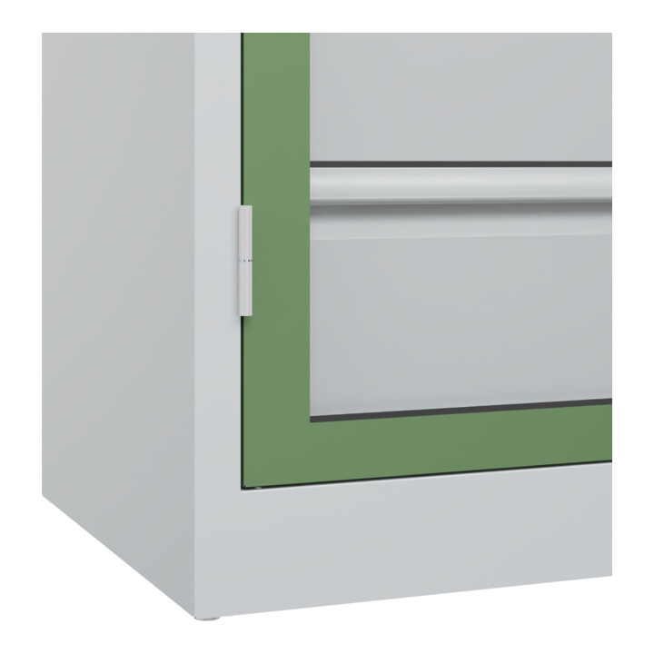 C+P Armoire à charges lourdes Acurado Pro 1950 x 1200 x 500 mm 7035/6011
