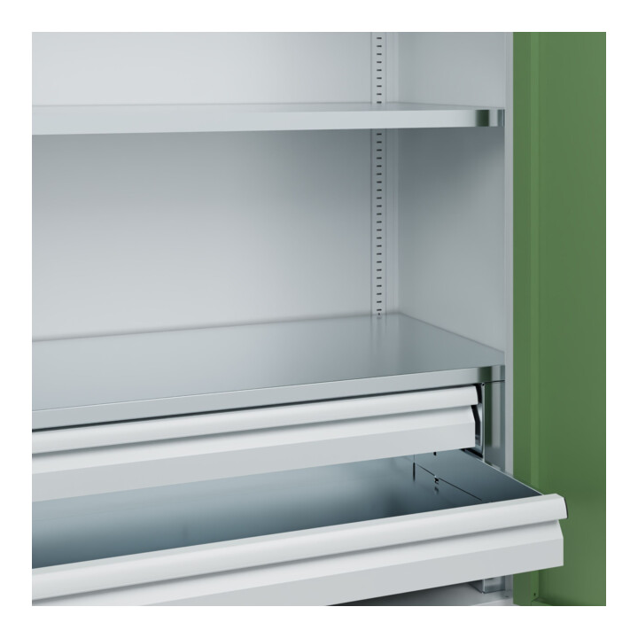 C+P Armoire à charges lourdes Acurado Pro 1950 x 1200 x 500 mm 7035/6011