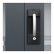C+P Armoire à charges lourdes Acurado Pro 1950 x 1200 x 500 mm 7035/7016