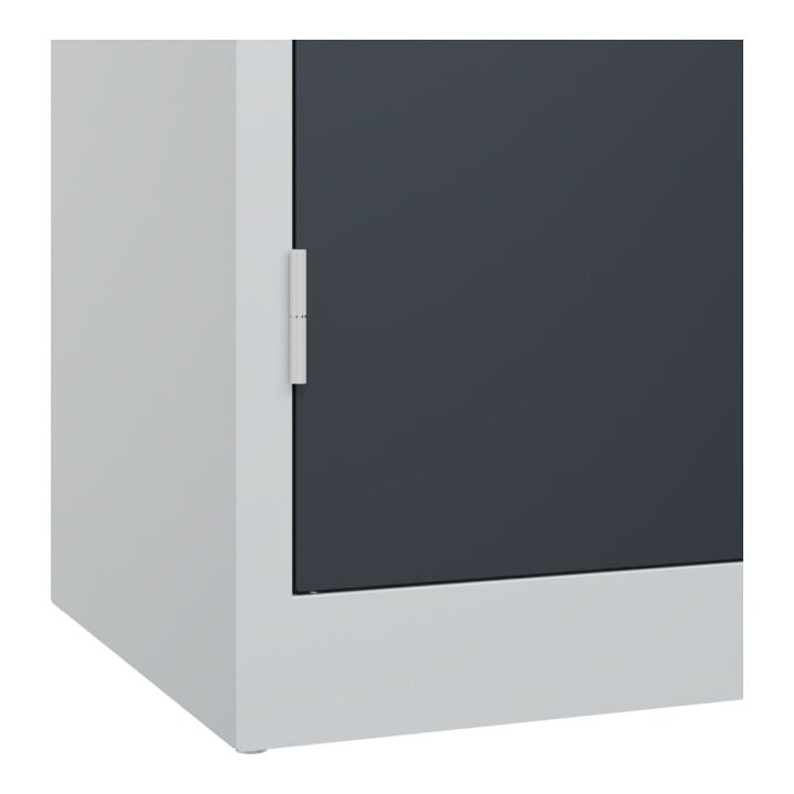C+P Armoire à charges lourdes Acurado Pro 1950 x 1200 x 500 mm 7035/7016