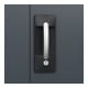 C+P Armoire à charges lourdes Acurado Pro 1950 x 1200 x 500 mm 7035/7016
