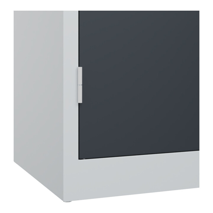 C+P Armoire à charges lourdes Acurado Pro 1950 x 1200 x 500 mm 7035/7016