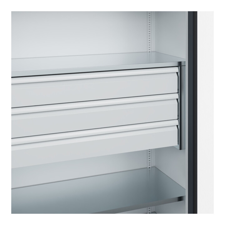 C+P Armoire à charges lourdes Acurado Pro 1950 x 1200 x 500 mm 7035/7016