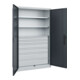 C+P Armoire à charges lourdes Acurado Pro 1950 x 1200 x 500 mm 7035/7016