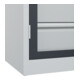 C+P Armoire à charges lourdes Acurado Pro 1950 x 1200 x 500 mm 7035/7016