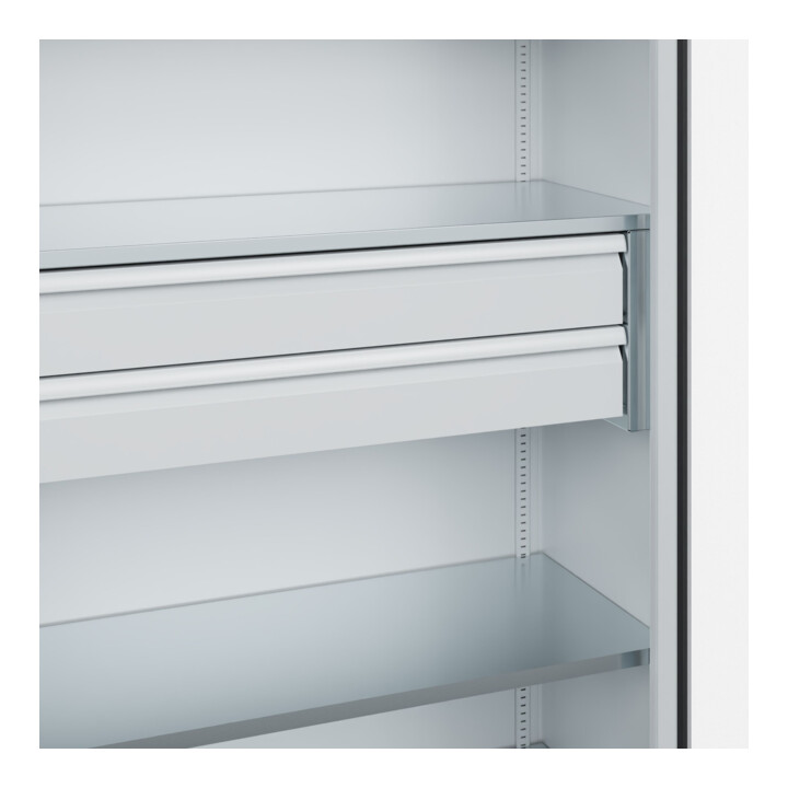 C+P Armoire à charges lourdes Acurado Pro 1950 x 1200 x 500 mm 7035/7035