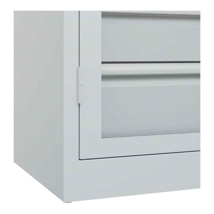 C+P Armoire à charges lourdes Acurado Pro 1950 x 1200 x 500 mm 7035/7035
