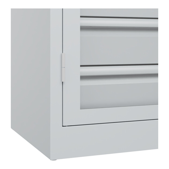 C+P Armoire à charges lourdes Acurado Pro 1950 x 1200 x 500 mm 7035/7035