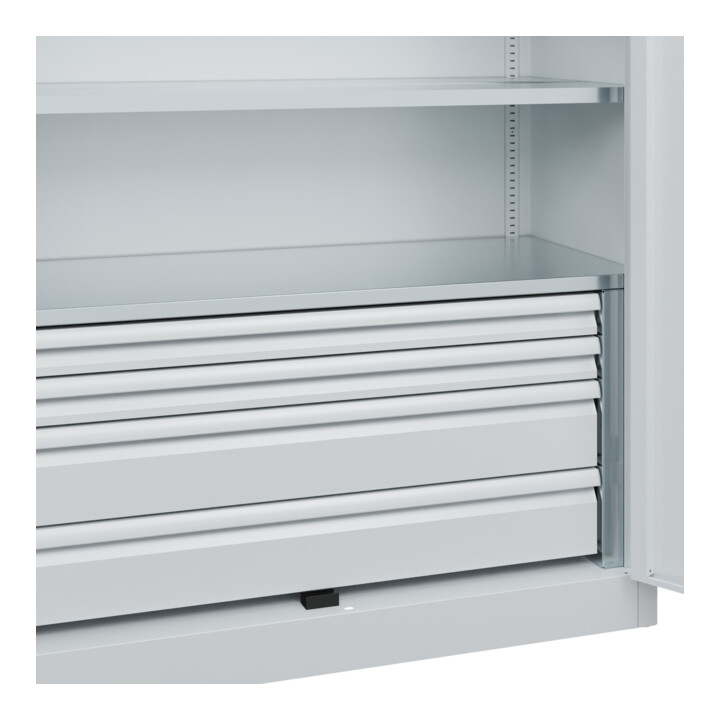 C+P Armoire à charges lourdes Acurado Pro 1950 x 1200 x 500 mm 7035/7035