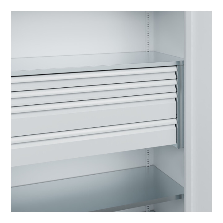C+P Armoire à charges lourdes Acurado Pro 1950 x 1200 x 500 mm 7035/7035