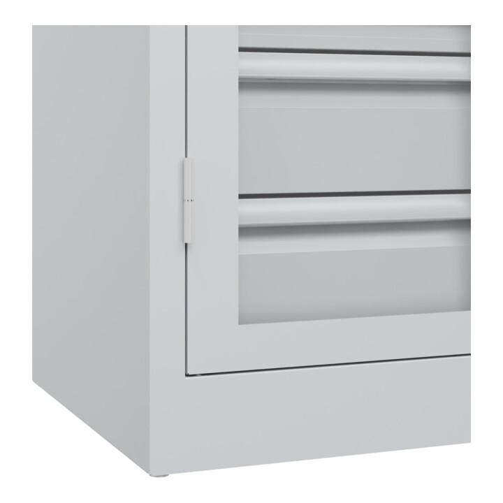 C+P Armoire à charges lourdes Acurado Pro 1950 x 1200 x 500 mm 7035/7035
