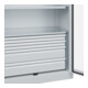 C+P Armoire à charges lourdes Acurado Pro 1950 x 1200 x 500 mm 7035/7035