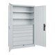 C+P Armoire à charges lourdes Acurado Pro 1950 × 1200 × 500 mm 7035/7035