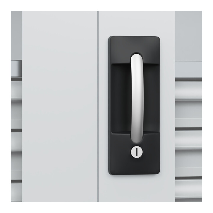 C+P Armoire à charges lourdes Acurado Pro 1950 × 1200 × 500 mm 7035/7035