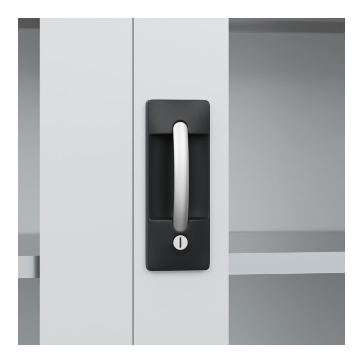 C+P Armoire à charges lourdes Acurado Pro 1950 × 1200 × 500 mm 7035/7035