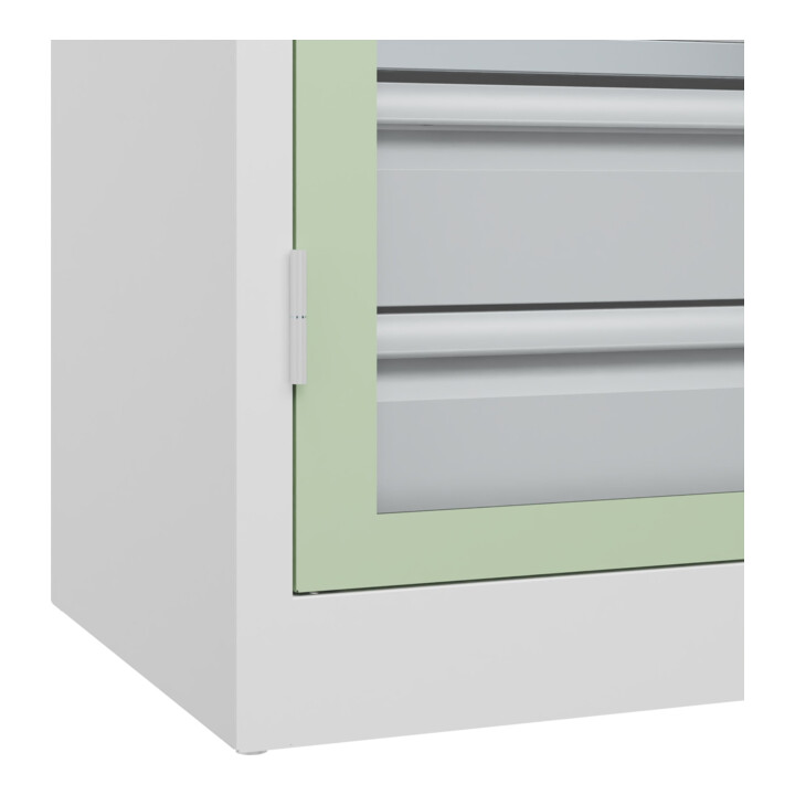 C+P Armoire à charges lourdes Acurado Pro 1950 x 1200 x 500 mm 9016/6019