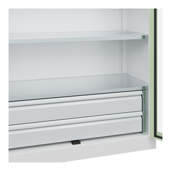 C+P Armoire à charges lourdes Acurado Pro 1950 x 1200 x 500 mm 9016/6019