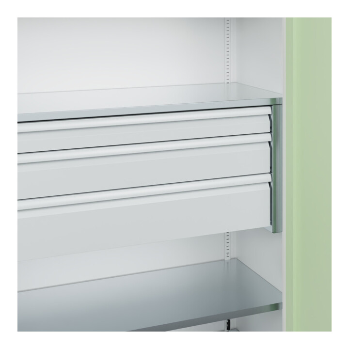 C+P Armoire à charges lourdes Acurado Pro 1950 x 1200 x 500 mm 9016/6019