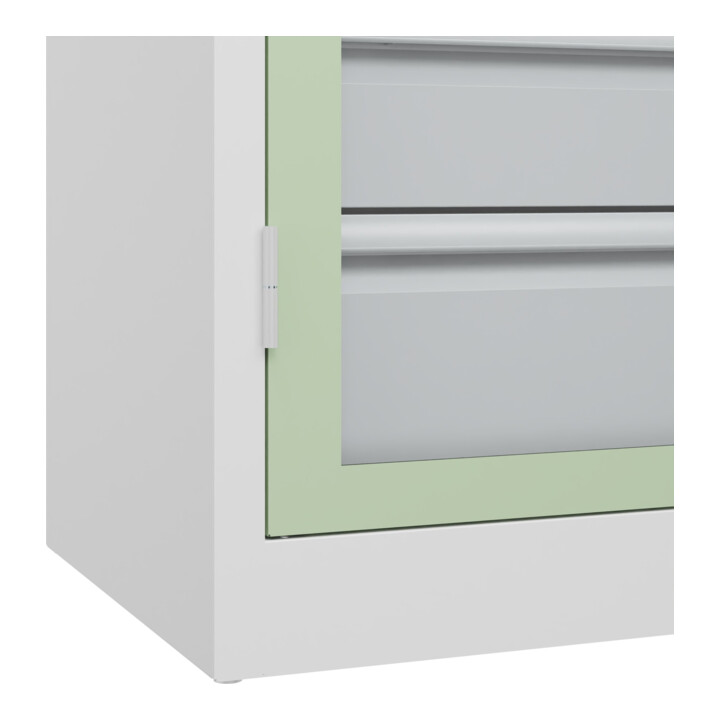 C+P Armoire à charges lourdes Acurado Pro 1950 x 1200 x 500 mm 9016/6019