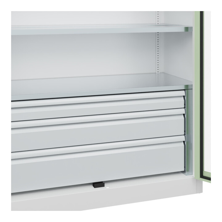 C+P Armoire à charges lourdes Acurado Pro 1950 x 1200 x 500 mm 9016/6019