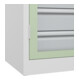 C+P Armoire à charges lourdes Acurado Pro 1950 x 1200 x 500 mm 9016/6019