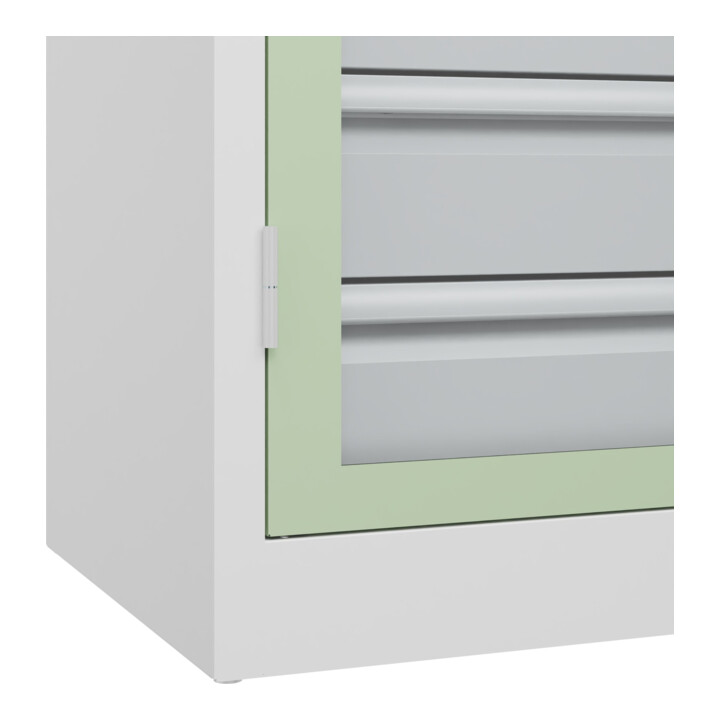 C+P Armoire à charges lourdes Acurado Pro 1950 x 1200 x 500 mm 9016/6019