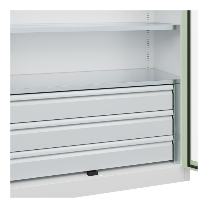 C+P Armoire à charges lourdes Acurado Pro 1950 x 1200 x 500 mm 9016/6019