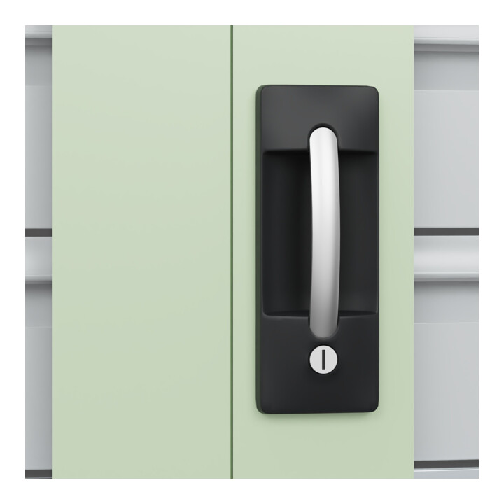 C+P Armoire à charges lourdes Acurado Pro 1950 x 1200 x 500 mm 9016/6019