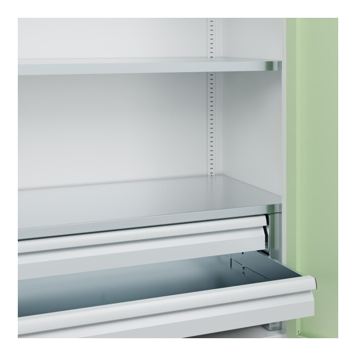 C+P Armoire à charges lourdes Acurado Pro 1950 x 1200 x 500 mm 9016/6019