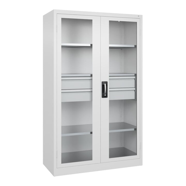C+P Armoire à charges lourdes Acurado Pro 1950 x 1200 x 500 mm 9016/9016