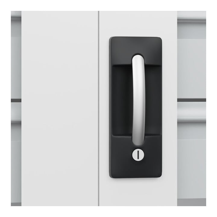 C+P Armoire à charges lourdes Acurado Pro 1950 x 1200 x 500 mm 9016/9016