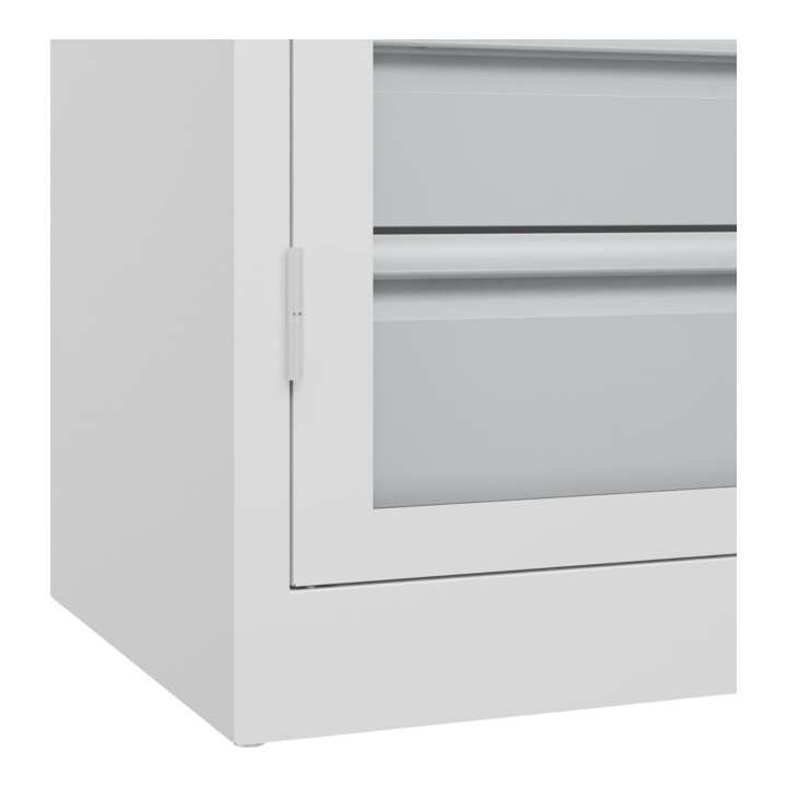 C+P Armoire à charges lourdes Acurado Pro 1950 x 1200 x 500 mm 9016/9016