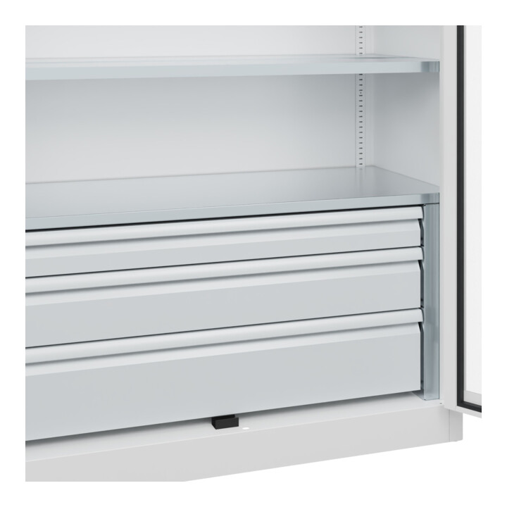 C+P Armoire à charges lourdes Acurado Pro 1950 x 1200 x 500 mm 9016/9016