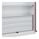 C+P Armoire à charges lourdes Acurado Pro 1950 × 1200 × 500 mm blanc/rose