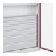 C+P Armoire à charges lourdes Acurado Pro 1950 × 1200 × 500 mm blanc/rose