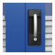 C+P Armoire à charges lourdes Acurado Pro 1950 × 1200 × 500 mm bleu