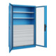 C+P Armoire à charges lourdes Acurado Pro 1950 × 1200 × 500 mm bleu