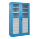 C+P Armoire à charges lourdes Acurado Pro 1950 × 1200 × 500 mm bleu
