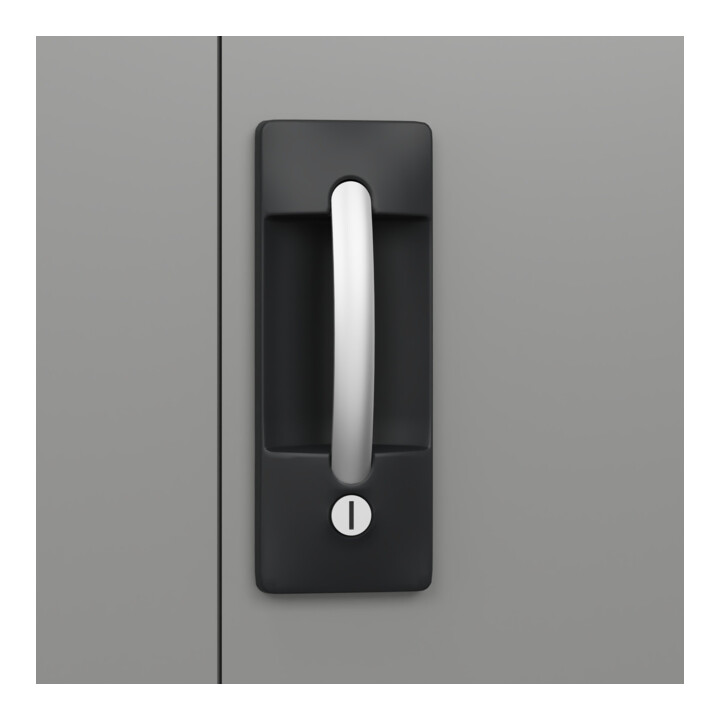 C+P Armoire à charges lourdes Acurado Pro 1950 × 1200 × 500 mm gris