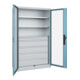 C+P Armoire à charges lourdes Acurado Pro 1950 × 1200 × 500 mm gris/bleu