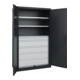 C+P Armoire à charges lourdes Acurado Pro 1950 x 1200 x 500 mm noir-gris