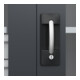 C+P Armoire à charges lourdes Acurado Pro 1950 x 1200 x 500 mm noir-gris