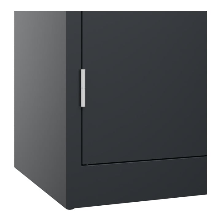 C+P Armoire à charges lourdes Acurado Pro 1950 x 1200 x 500 mm noir-gris