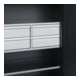 C+P Armoire à charges lourdes Acurado Pro 1950 x 1200 x 500 mm noir-gris