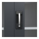 C+P Armoire à charges lourdes Acurado Pro 1950 x 1200 x 500 mm noir-gris