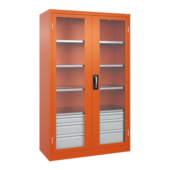 C+P Armoire à charges lourdes Acurado Pro 1950 x 1200 x 500 mm RAL 2004