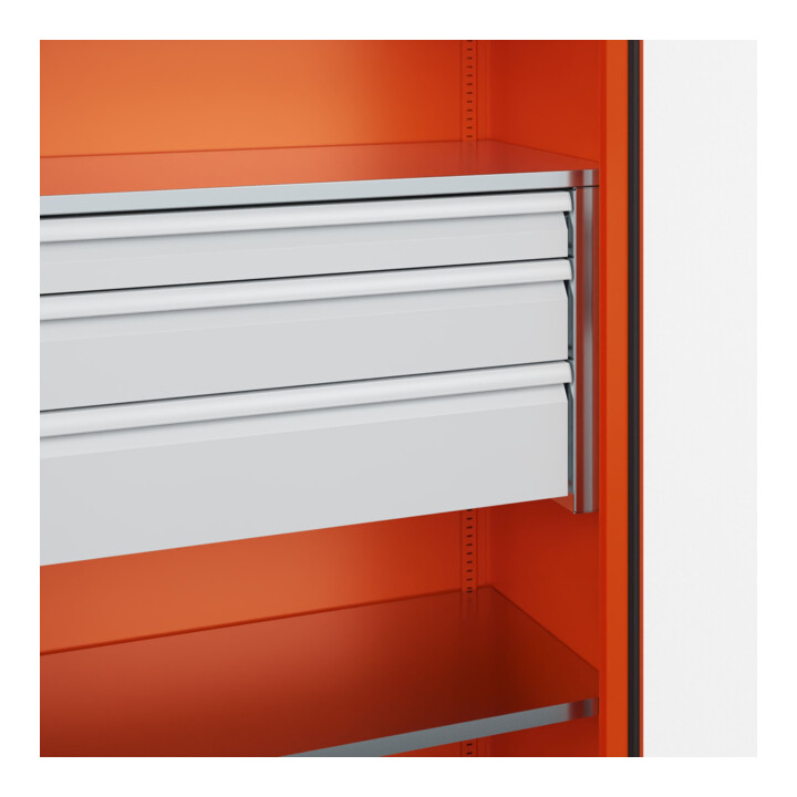 C+P Armoire à charges lourdes Acurado Pro 1950 x 1200 x 500 mm RAL 2004